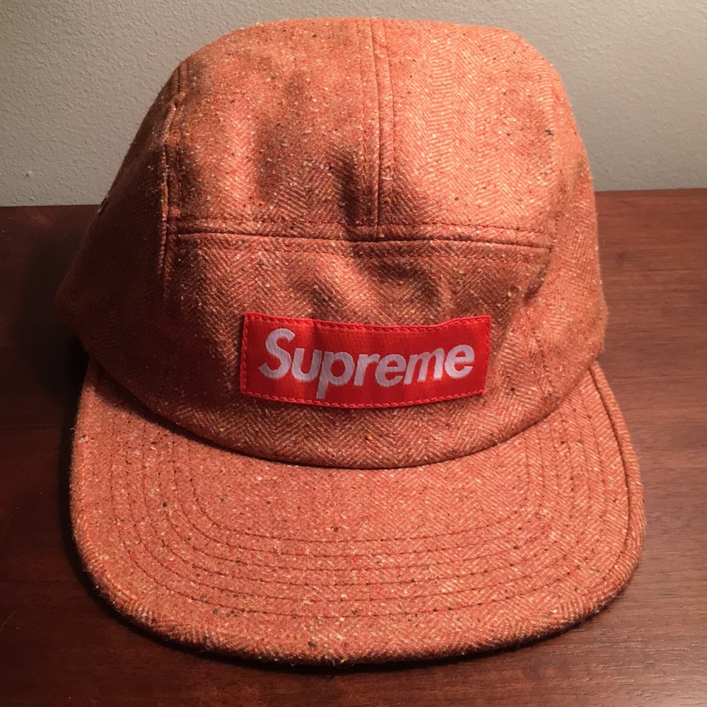Orange Supreme Camp Hat